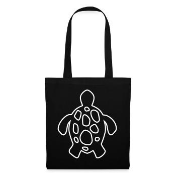 Sea Turtle – Underwater & Beach Motif - Tote Bag - black - Front