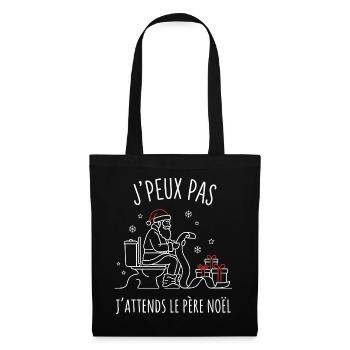 Joyeux Noël 2025 Humour Père Noël Original - Tote Bag - black - Front