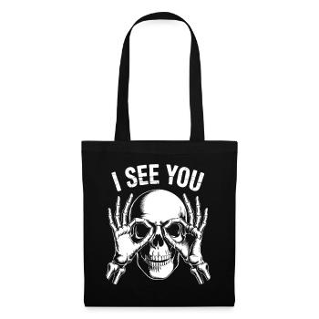 I See You Skeleton View - Tote Bag - black - Front
