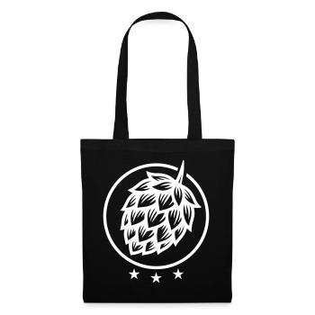 Houblon Orge - Sac en tissu - noir - Devant