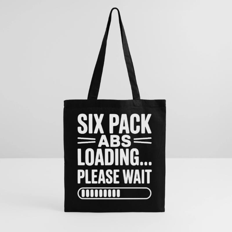 Six Pack Abs Loading... Please Wait Tote Bag