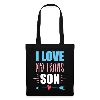 LGBTQ Pride Month - I Love My Trans Daughter - Tote Bag - black - Front