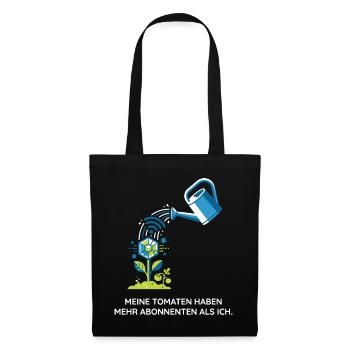 Urban Gardening, Technik, Hobby Design - Stoffbeutel - Schwarz - Vorne