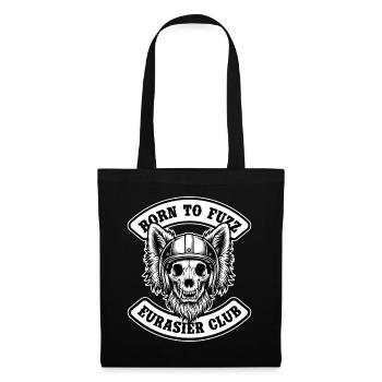 Eurasier | Fuzz Rocker Biker - Sac en tissu - noir - Devant