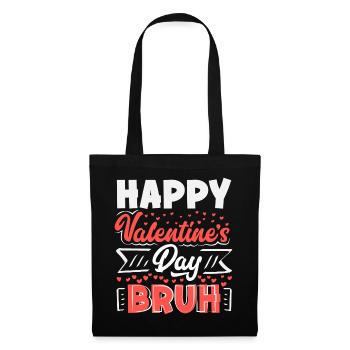 Retro Heart Valentine's Day Design Love - Tote Bag - black - Front