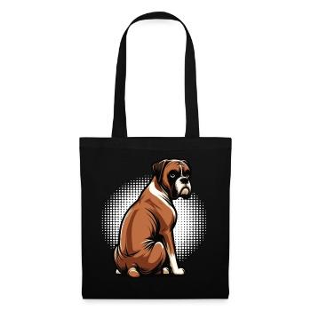 Boxer Boxer Porte-boxeurs Boxer Chien Boxer Propriétaire de boxer Fan boxer - Sac en tissu - noir - Devant