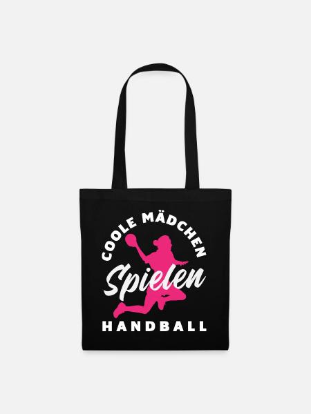 Handball Handballer Handball Trainer Fan Geschenk - Stoffbeutel - Schwarz
