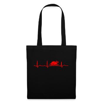 GIFT - ECG HEART LINE TURKEY ROAST GOOSE - Tote Bag - black - Front