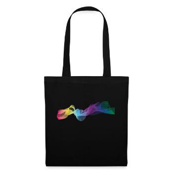 flots - Sac en tissu - noir - Devant