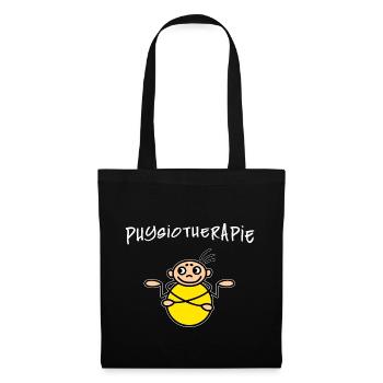 Physiotherapie Physio Ball Gym Sport - Stoffbeutel - Schwarz - Vorne