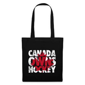 Canada Owns Hockey - Tote Bag - black - Front