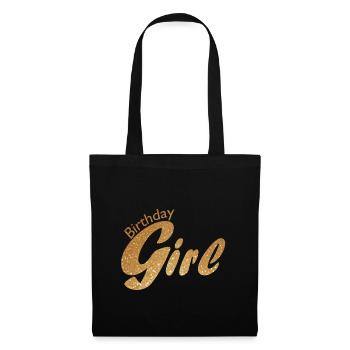 Birthday girl - Tote Bag - black - Front
