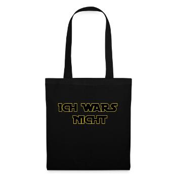 Ich Wars Nicht Geschenkidee - Stoffbeutel - Schwarz - Vorne