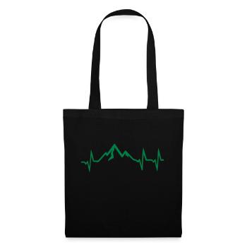 ECG Mountain Passion - Tote Bag - black - Front