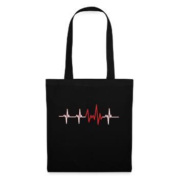heartbeat Georgia - Tote Bag - black - Front