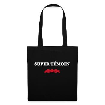 Super Témoin - Sac en tissu - noir - Devant