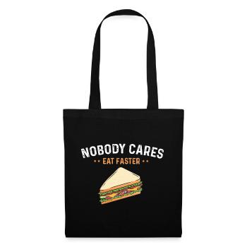 Quick Food Sandwich Food FastFood - Tote Bag - black - Front