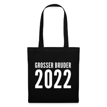 Grosser Bruder 2022 - Stoffbeutel - Schwarz - Vorne