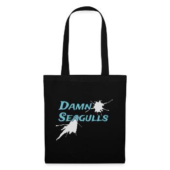Damn Seagulls Funny Sailor Captain Saying - Tote Bag - black - Front