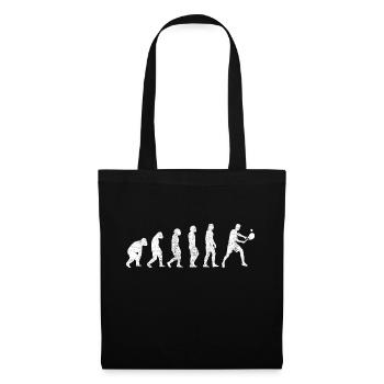 Club de tennis Joueurs de tennis Raquettes de tennis - Sac en tissu - noir - Devant