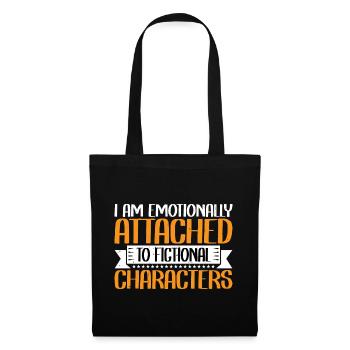 I Am Emotionally Attached To Fictional Characters3 - Tote Bag - black - Front