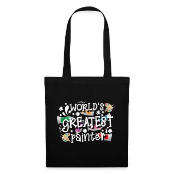 Couleurs Travail Maître Peintre - Sac en tissu - noir - Devant