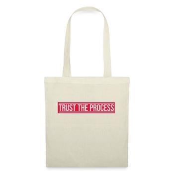 trust the process Zitat - Stoffbeutel - Natur - Vorne