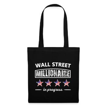 Les millionnaires de Wall Street - Sac en tissu - noir - Devant
