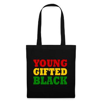 young gifted and black - Sac en tissu - noir - Devant