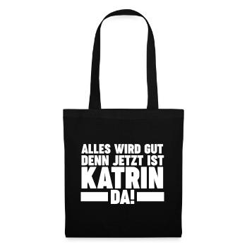 Katrin - Stoffbeutel - Schwarz - Vorne
