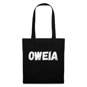 Oweia - Stoffbeutel - Schwarz - Vorne