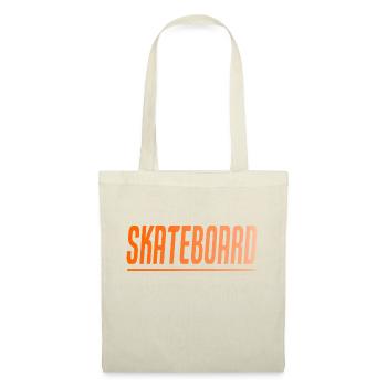 SKATEBOARD GESCHENK SPORT SKATEBOARDER SKATEBOARDER - Stoffbeutel - Natur - Vorne