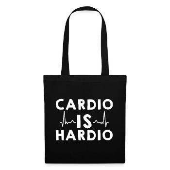 Cardio Is Hardio 2 - Tote Bag - black - Front