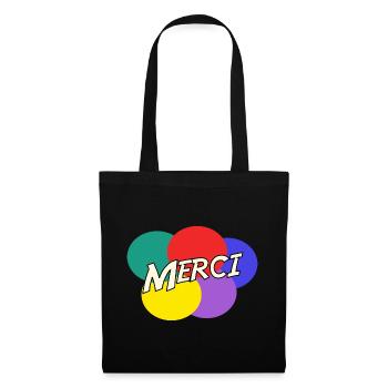 MAÎTRESSE. MERCI. MERCI MAÎTRESSE - Sac en tissu - noir - Devant