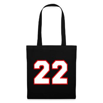 22 - Sac en tissu - noir - Devant