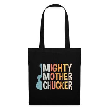 Mighty Mother Chucker au ukulélé coloré - Sac en tissu - noir - Devant