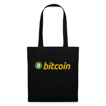 Bitcoin (Bitcoin) - Stoffbeutel - Schwarz - Vorne
