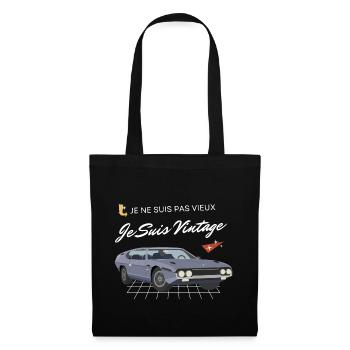 De n'suis pas vieux de suis vintage daddy - Tote Bag - black - Front