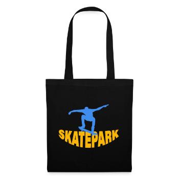 SKATEPARK - Sac en tissu - noir - Devant