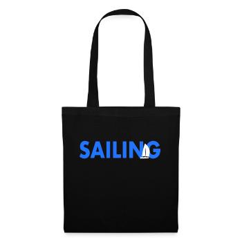 Voile Dictons Dictons Voilier - Sac en tissu - noir - Devant