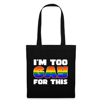 Rainbow Connection Embrace, Happy Pride - Stoffbeutel - Schwarz - Vorne