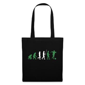 Fussball Nigeria Evolution Fußballmannschaft - Stoffbeutel - Schwarz - Vorne