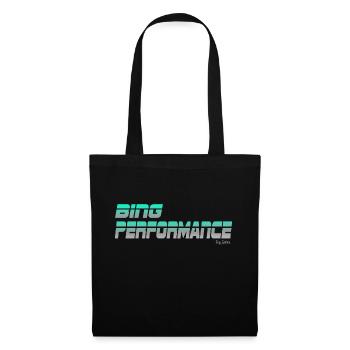 bing performance 1 - Stoffbeutel - Schwarz - Vorne