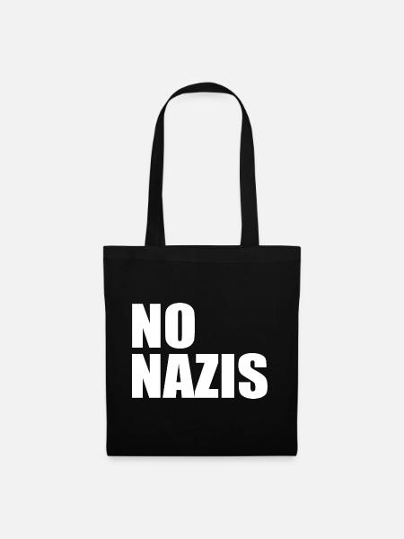 No nazis - Stoffbeutel - Schwarz