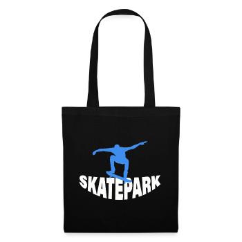 SKATEPARK - Sac en tissu - noir - Devant
