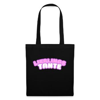 Favorite Aunt - Aunt - Tote Bag - black - Front