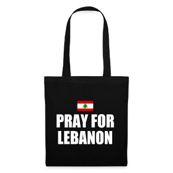 Pray for lebanon - Tote Bag - black - Front