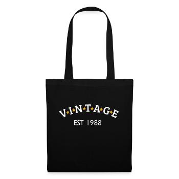 Vintage is 1988 - Tote Bag - black - Front