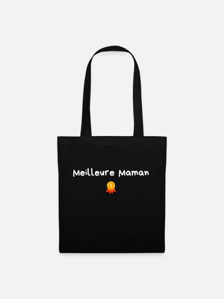 Beste Mama - Mama Geschenkidee - Stoffbeutel - Schwarz