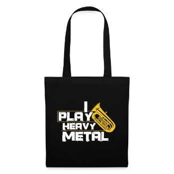I Play Heavy Metal Tuba - Tote Bag - black - Front